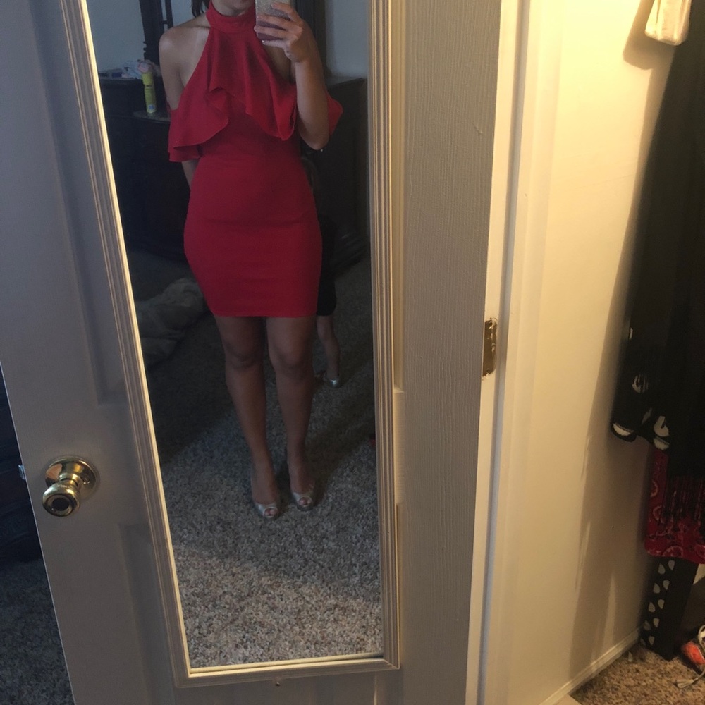 Red mini dress size 4